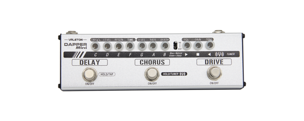 Valeton MES-1 Dapper Mini gitar-multieffekt-pedalboard