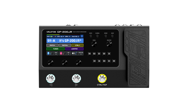 Valeton GP-200JR gitar-multieffekt-pedalboard