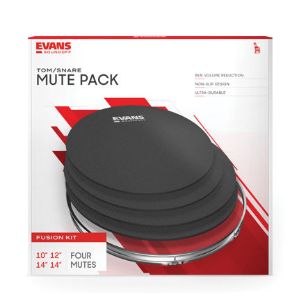 HQ SO-0244 Evans SoundOff Tom Mute Pack Fusion