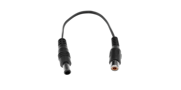 CIOKS L0110: DC Link Adapter, EIAJ to RCA jack, 10 cm