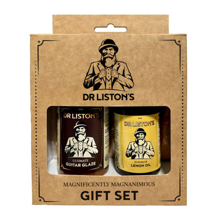 Dr Listons Gift Set/ Guitar Glaze Lemon Oil & Cloth