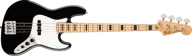 Fender Geddy Lee Jazz Bass, Maple Fingerboard, Black