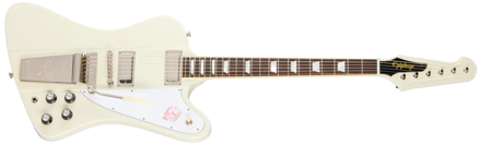 Epiphone 1963 Firebird V Maestro Vibrola Reissue Polaris WH