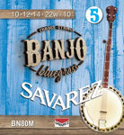 Savarez BN80M string set 5-string banjo