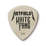 Dunlop PH122P140 HETFIELD'S WHITE FANG CUSTOM FLOW PICK 1.4MM - 6/PLYPK