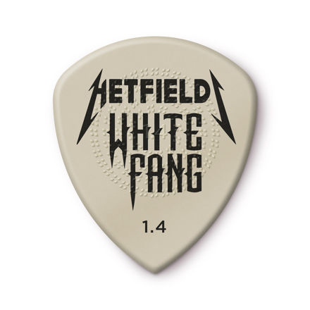 Dunlop PH122P140 HETFIELD'S WHITE FANG CUSTOM FLOW PICK 1.4MM - 6/PLYPK
