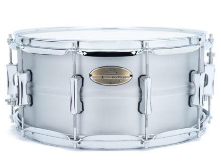 Pearl PSC1465A Primal Snare 14"x6.5" Aluminum Shell Snare Drum, Brushed Aluminum