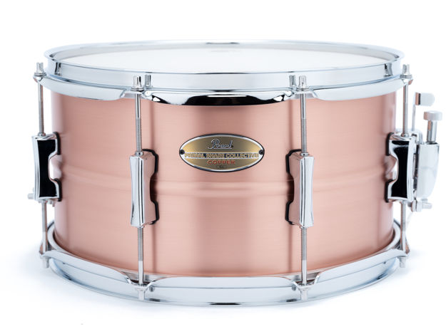 Pearl PSC1370C Primal Snare 13"x7" Copper Shell Snare Drum in Brushed Copper Finish