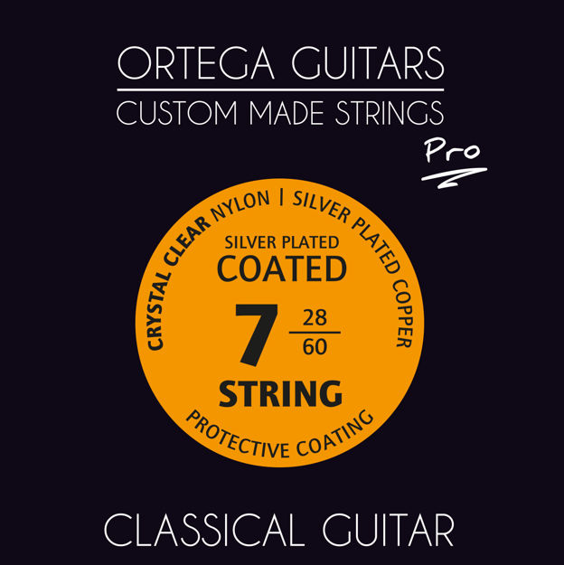 Ortega NYP7 Strengesett Classic Pro, 7-str., Coated