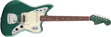 Fender Vintera III Mid '60s Jaguar, Rosewood Fingerboard, Sherwood Green Metallic