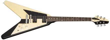 Gibson Custom Michael Schenker Flying V Black/White