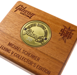 Gibson Custom Michael Schenker Flying V Black/White