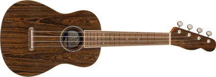 Fender Zuma Exotic Concert Ukulele, Walnut Fingerboard, Bocote