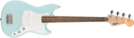 Squier Sonic Bronco Bass, Laurel Fingerboard, White Pickguard, Daphne Blue