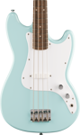 Squier Sonic Bronco Bass, Laurel Fingerboard, White Pickguard, Daphne Blue
