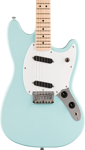 Squier Sonic Mustang, Maple Fingerboard, White Pickguard, Daphne Blue