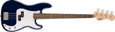 Squier Sonic Precision Bass, Laurel Fingerboard, White Pickguard, Midnight Blue