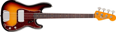 Fender James Jamerson 1962 Precision Bass, Rosewood Fingerboard, 3-Tone Sunburst