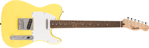 Squier Sonic Telecaster, Laurel Fingerboard, White Pickguard, Canary Yellow