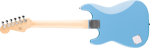 Squier Mini Stratocaster, Maple Fingerboard, White Pickguard, California Blue