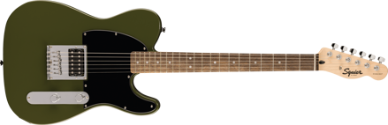 Squier Sonic Esquire H, Laurel Fingerboard, Black Pickguard, Olive