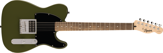 Squier Sonic Esquire H, Laurel Fingerboard, Black Pickguard, Olive
