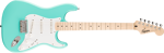 Squier Sonic Stratocaster HT, Maple Fingerboard, White Pickguard, Sea Foam Green