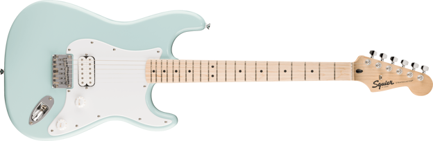 Squier Sonic Stratocaster HT H, Maple Fingerboard, White Pickguard, Sonic Blue