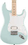 Squier Sonic Stratocaster HT H, Maple Fingerboard, White Pickguard, Sonic Blue