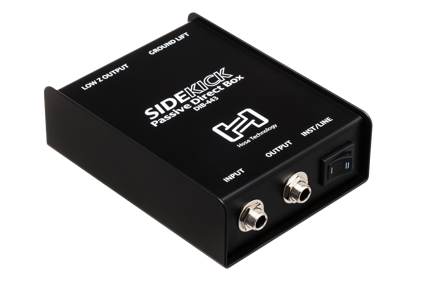 Hosa Sidekick Passive DI Box, 1/4 in TS to XLR3M