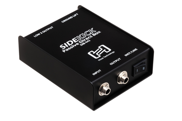 Hosa Sidekick Passive DI Box, 1/4 in TS to XLR3M