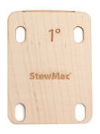 StewMac SM2135-100 Neck Shim 1 Degree Shaped for Electric Bolt-On Neck Guitar