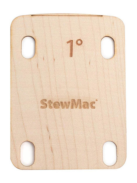 StewMac SM2135-100 Neck Shim 1 Degree Shaped for Electric Bolt-On Neck Guitar