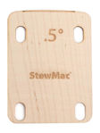 StewMac SM2135-050 Neck Shim 0.5 Degree Shaped for Electric Bolt-On Neck Guitar