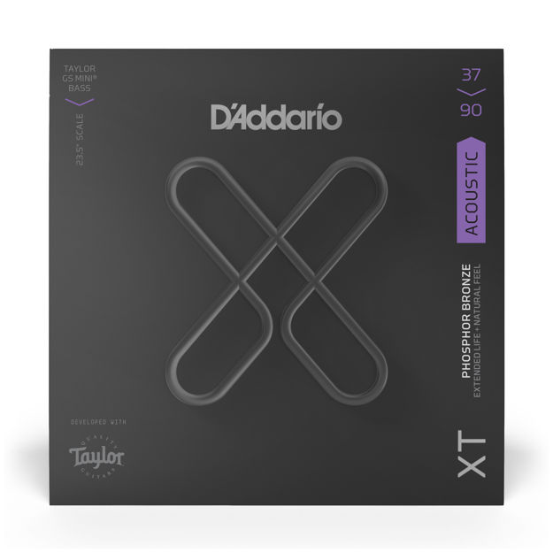D'Addario Fretted XTB3790GS Strengesett Akustisk bass GS MINI Coated PB 037 - 090