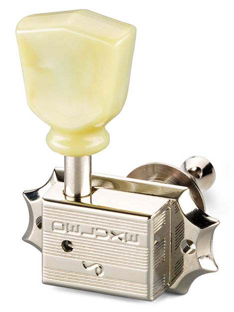 Schaller Original G Series Machine Head 3+3 Dlx Keystone - NICKEL