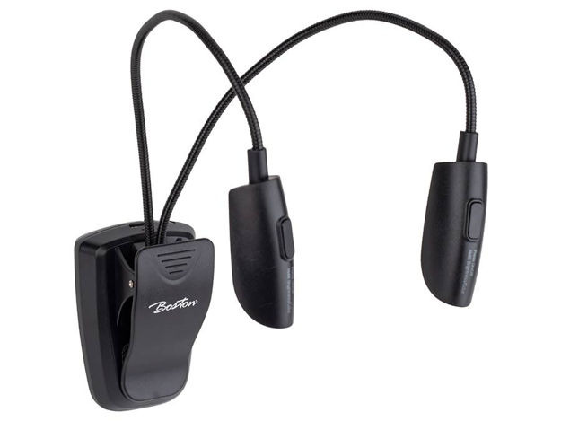 Boston music stand light fixture with 2x 6 LEDs